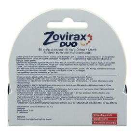 Zovirax Duo 50 mg/g + 10 mg/g Crème