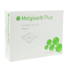 Melgisorb Plus Ster 5 x 5 Cm