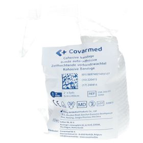 Covarmed Cohesief Verband 5cm x 4,5m Wit 1606a