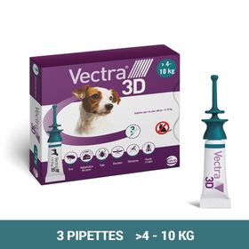 Vectra® 3D Solution Spot-On pour Chiens de 4-10 kg