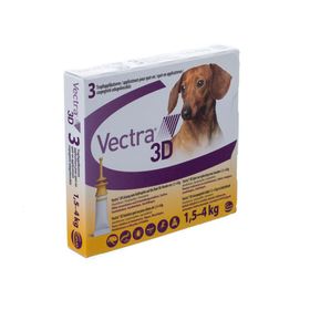 Vectra® 3D Spot-On Oplossing voor Honden 1,5-4 kg