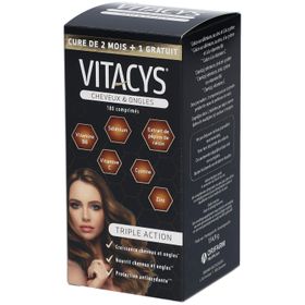 Vitacys Cheveux & Ongles + 1 Mois Gratuit
