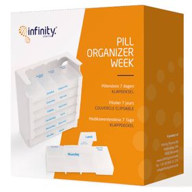 Pill Organizer Week Klapdeksel