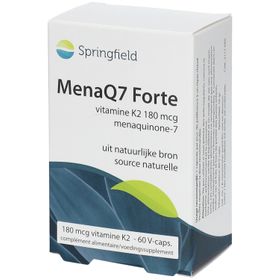 Springfield MenaQ7 Forte Vitamine K2 180 mcg