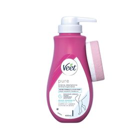 Veet Pure Ontharingscrème Lichaam en Benen Gevoelige Huid