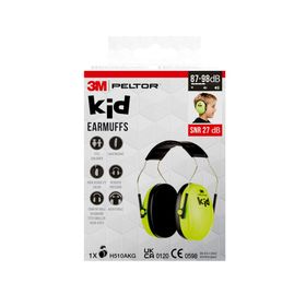 Peltor Kid Casques Antibruit Neon Vert
