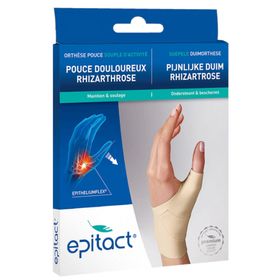 Epitact® Orthèse Pouce Souple d'Activité Pouce Douloureux - Rhizarthrose Gauche Large