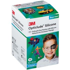 Opticlude Sil Pansement Yeux Opticlude Silicone Pansement Othoptique Maxi Boys 5,7cm x 8cm 2739PB50Boy Maxi 2739pb