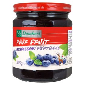 Damhert Confiture Myrtilles 100 % Sans Sucre