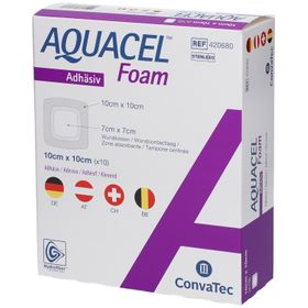 Aquacel Foam Adh 10x10cm 420680