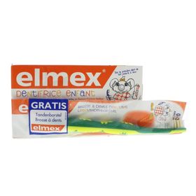 Elmex Tandpasta Kind + Tandenborstel 0-3 Jaar
