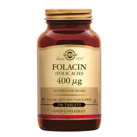 Solgar Folacin Acide Folique 400 mcg