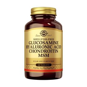 Solgar Glucosamine Acide Hyaluronique Chondroïtine MSM