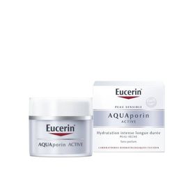 Eucerin AQUAporin ACTIVE Hydratation Intense Longue Durée Peau Sèche