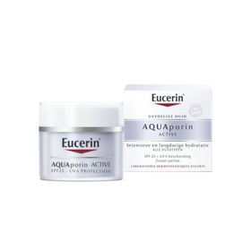 Eucerin AQUAporin ACTIVE Intensieve en Langdurige Hydratatie SPF25 Alle Huidtypen