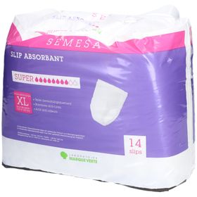 Marque Verte Semesa Slip Absorbant Super - Extra Large