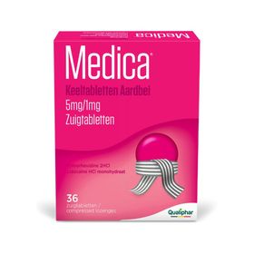 Medica Keeltabletten Aardbei Keelpijn