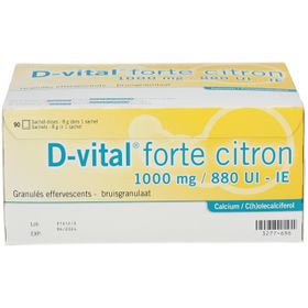 D-Vital Forte Citron 1000/880 Calcium