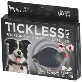 Tickless Ultrasone Verjager Teek/Vlo Zwart