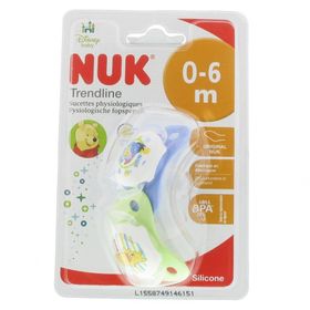 NUK Sucette Duo Winnie TP 0-6M