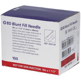 BD Blunt Fill Aiguille de Tirage Bout 18g 40mm