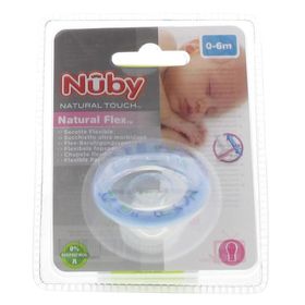 Natural Touch Sucette Silicone Cerise 0-6M Bleu