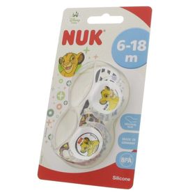 NUK Fopspeen Lion King Duo 6-18M