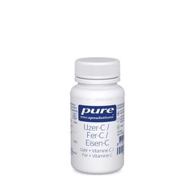 Pure Encapsulations Fer-C | Du fer avec de la vitamine C pour une meilleure absorption