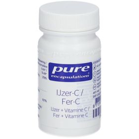 Pure Encapsulations Fer + Vitamine C