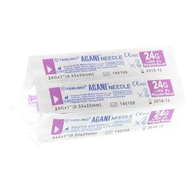 Terumo Agani Naald 24g 1 RB Paars