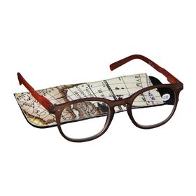 Pharmaglasses Lunettes Pour Lire Comp Bune/Orange +2,50