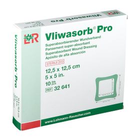 Vliwasorb Pro Pansement Absorbante 12,5 x 12,5 cm