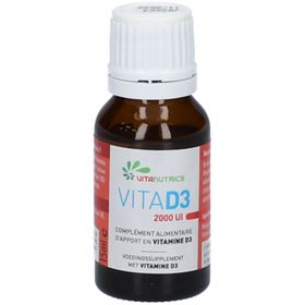 Vitanutrics Vitamine D3 2000Ui