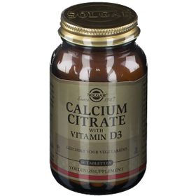 Solgar Calcium Citrate avec Vitamine D-3