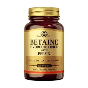 Solgar Betaine Hydrochloride avec Pepsine