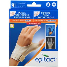 Epitact® Pouce Douloureux Rhizarthrose - Orthèse Rigide de Nuit Droite Medium