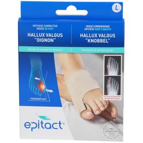 Epitact® Rigide Corrigerende Hallux Valgus 'Knobbel' Orthese voor de Nacht Large