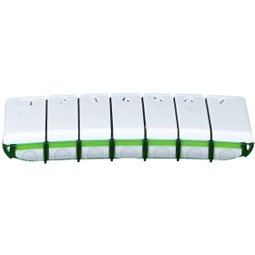 Pilbox® Tempo City Semainier Blanc/Vert