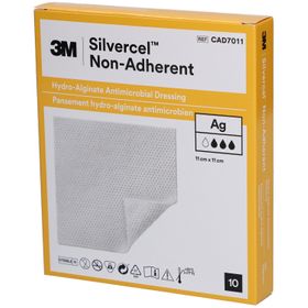 Silvercel Verband Niet Klevend Hydro Alginaat 11x11 cm CAD7011