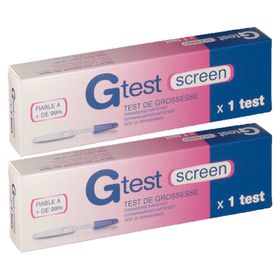 G Test Screen Zwangerschapstest Duo 1+1 GRATIS