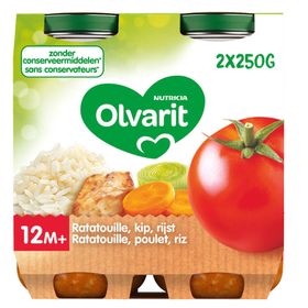 Olvarit Repas Ratatouille Poulet-Riz 12 Mois