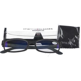 Pharma Glasses VisionBlue PC01 Noir +1.00