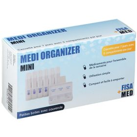 Fisamed Medi Organizer Mini Boîte Pilules