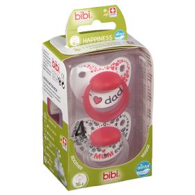 Bibi Fopspeen Happiness Duo Mama & Papa Dental 16 Maanden+