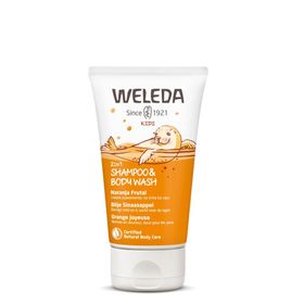 Weleda Kids 2-in-1 Shampoo & Body Wash Blije Sinaasappel