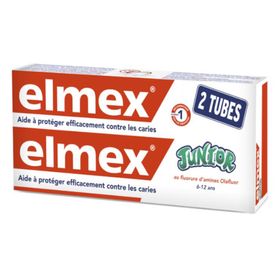 Elmex Junior Dentifrice 6-12 Ans DUO