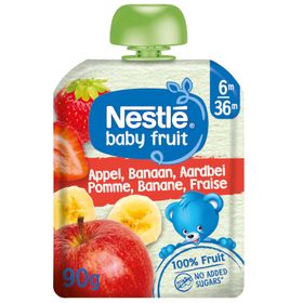 Nestlé® NaturNes Pomme - Banane - Fraise 6 Mois