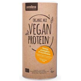 Purasana® Vegan Protein Mix Pompoen - Zonnebloempit - Hennepzaad Naturel Bio