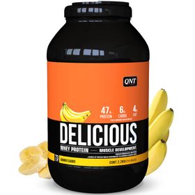 QNT Delicious Whey Protein Banaan