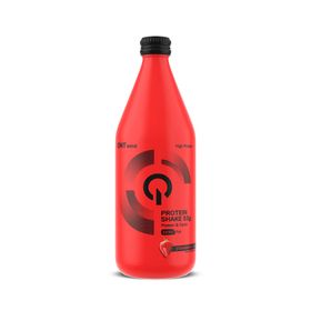 QNT Protein Shake (53g Protein) glass bottle Strawberry